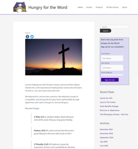 Hungry for the Word